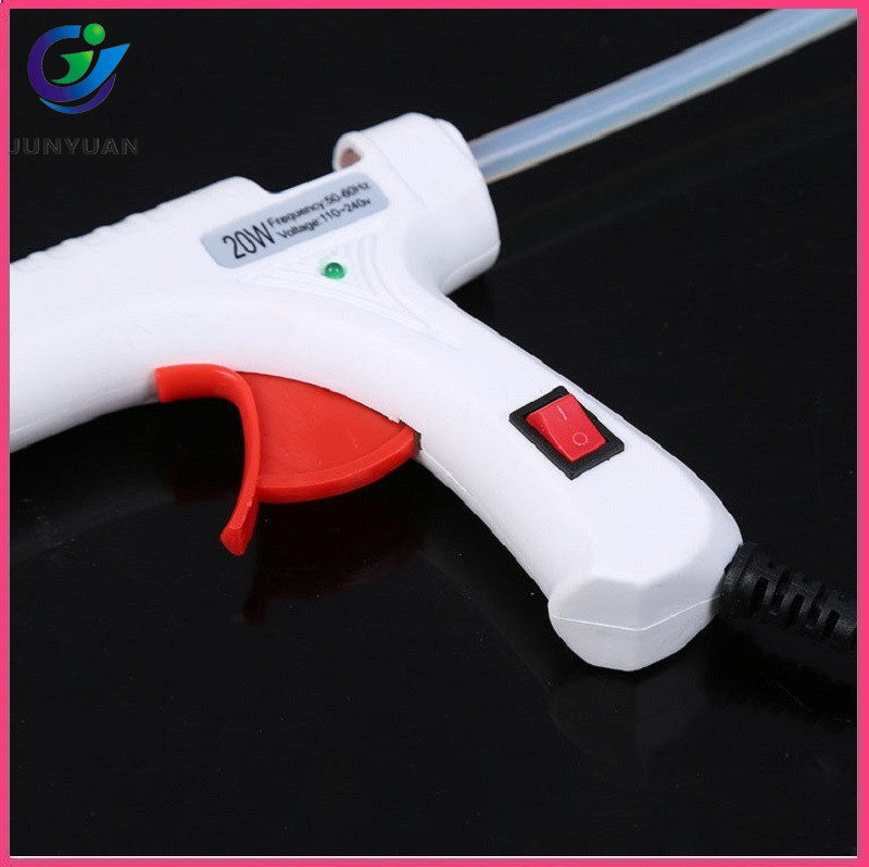 20W White Mini Hot Melt Glue Gun for Wood Paper Artware