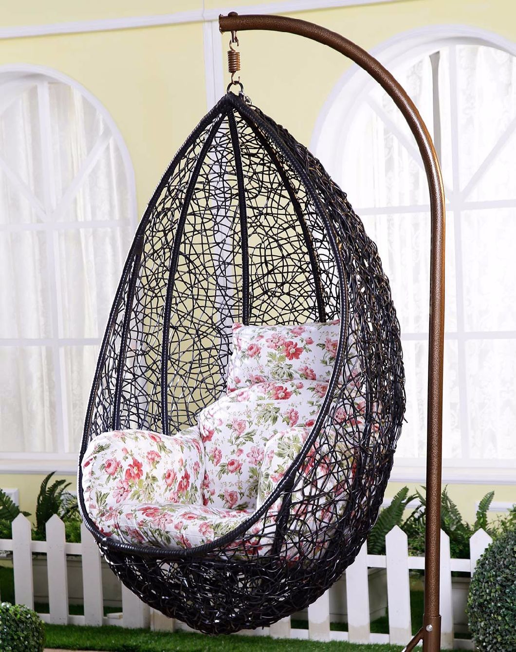 Outdoor Garden Patio Furniture Leisure Plastic Swing Egg Chair