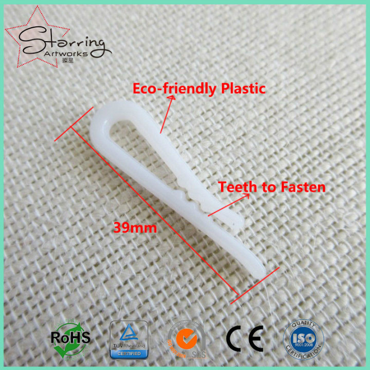 Wholesale 39mm Eco-Friendly Plastic Alligator Shirt Clip for Clothing Packing
