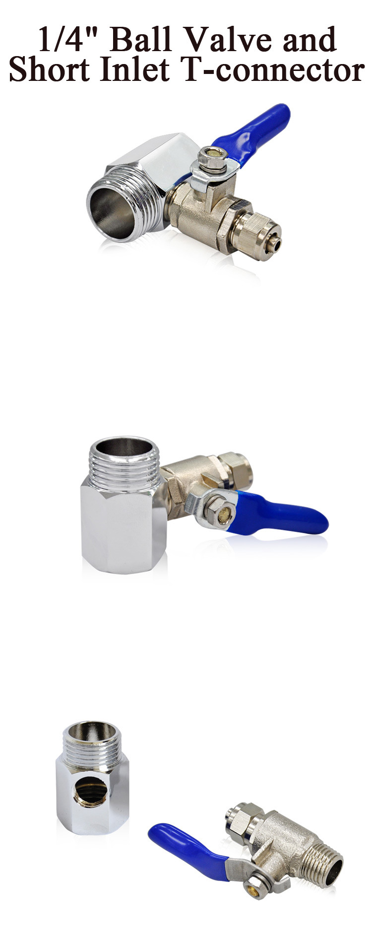 Hot Sale Ball Valve and Short Inlet T-Connector