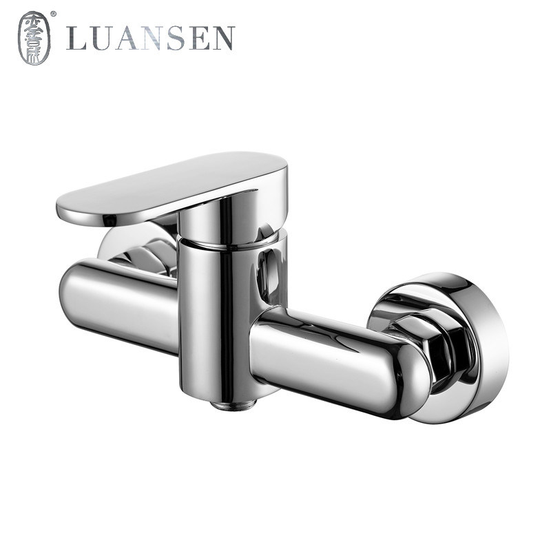 Wall Mounted Brass Shower Bathtub Faucet, Shower Mixer