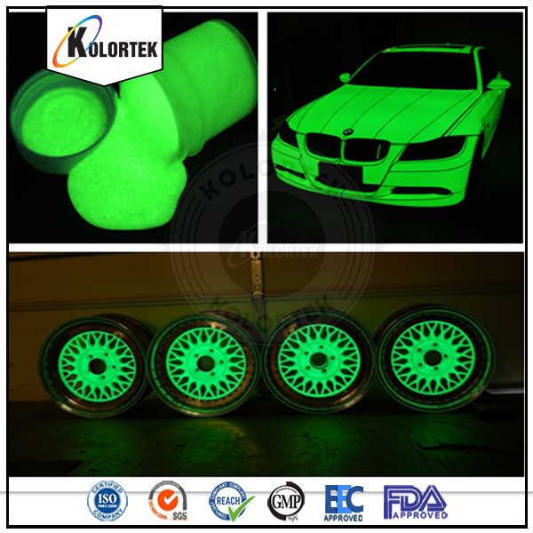 Glow in The Dark Powder Pigment for Car Paint