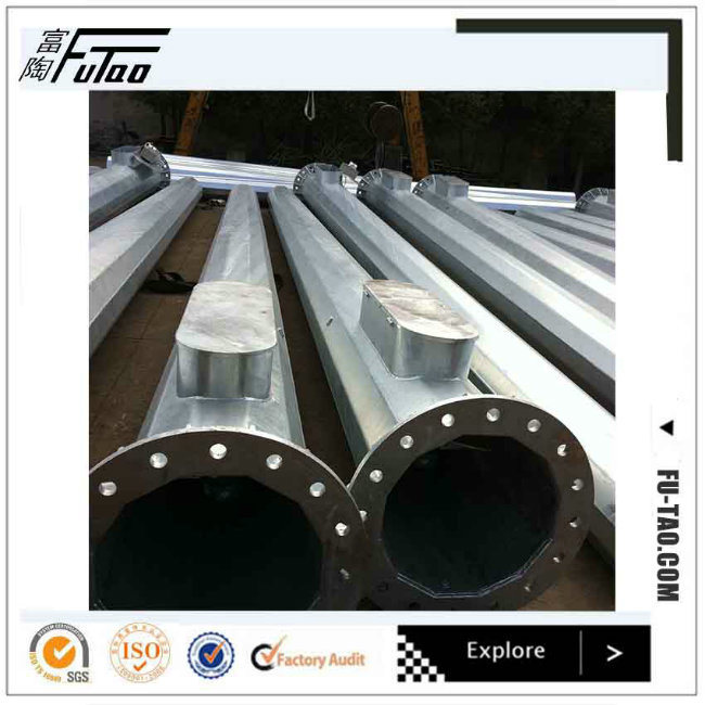 30m 35m High Mast Steel Pole