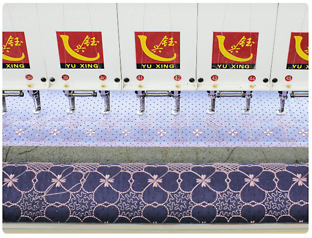 25 Heads Quilting Embroidery Machine Computerized 128 Inches