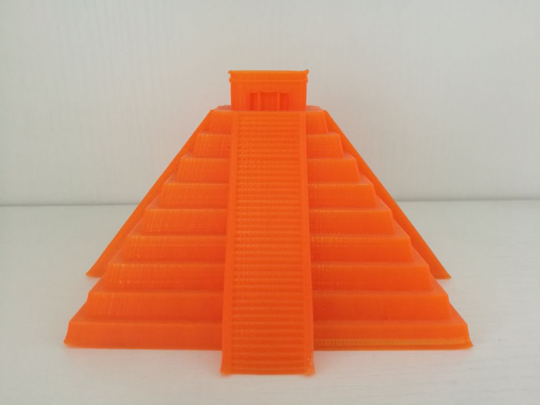 3D PLA Filament 1.75 mm 1kg Spool 1.0 Pounds Dimensional Accuracy +/- 0.07 mm (Orange)