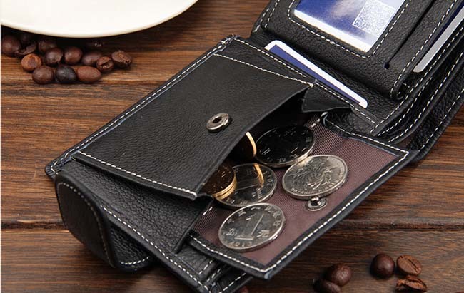 Hot Selling Popular Genuine Leather Men Wallet