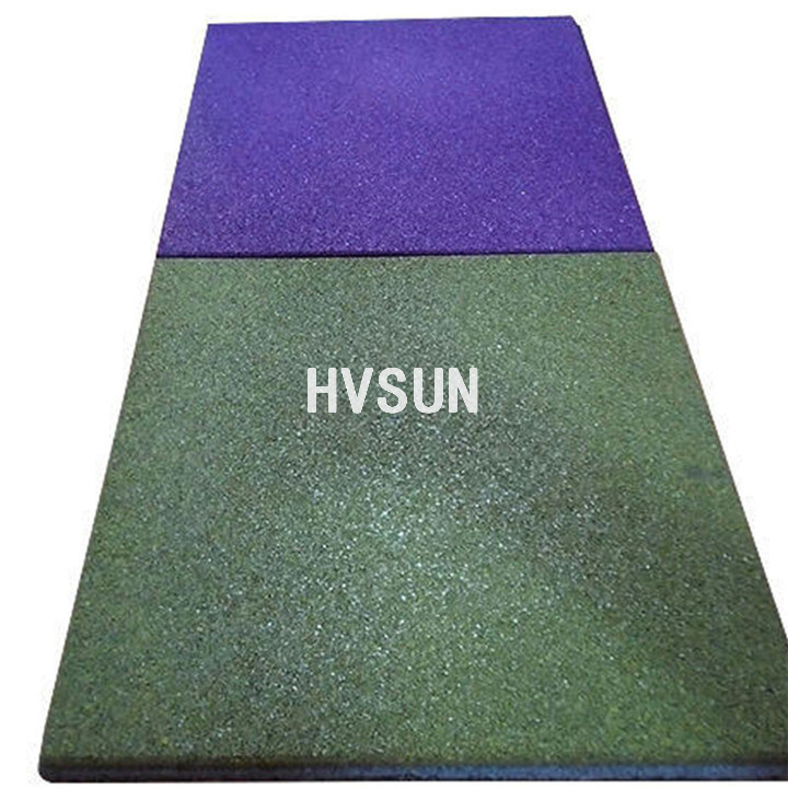 Enviromentally Friendly Commercial Rubber Flooring Roll with Colorful EPDM Flecks