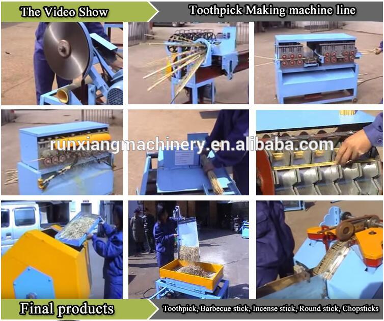 Bamboo Toothpick Stick Making Production Machine Line