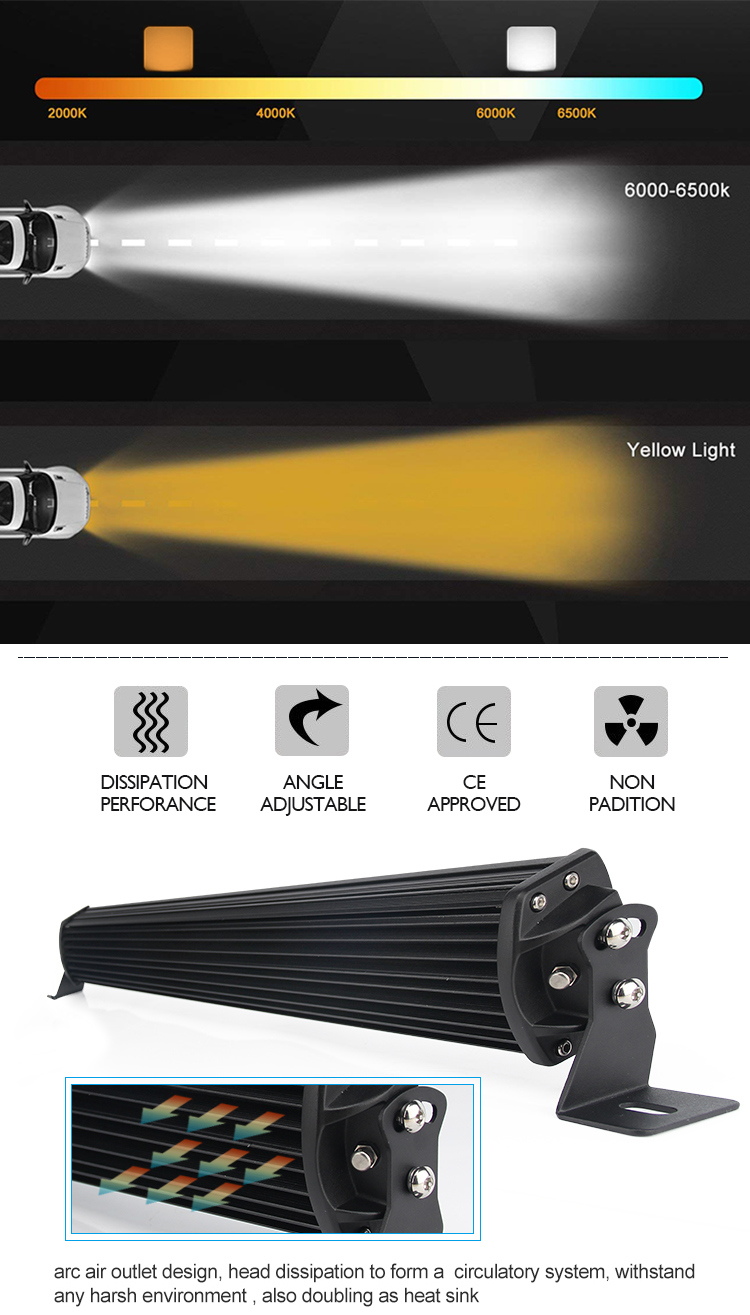 Wholesale Super Bright LED Work Light Bar off Road Dual Row Black 405W 32 Inch Car LED Light Bar