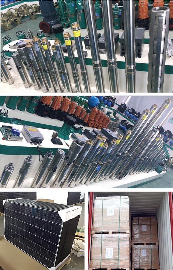 DC Brushless Motor Submersible Deep Well Pump Home Use Garden Irrigation Price Solar Water Pump for Agriculture