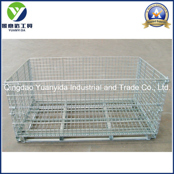 Foldable Wire Mesh Metal Storage Stacking Containers
