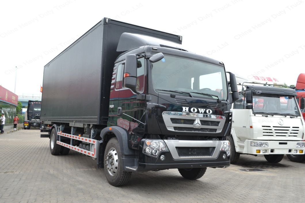 Sinotruk HOWO T5g 4X2 Box Truck Cargo Vans for Sale