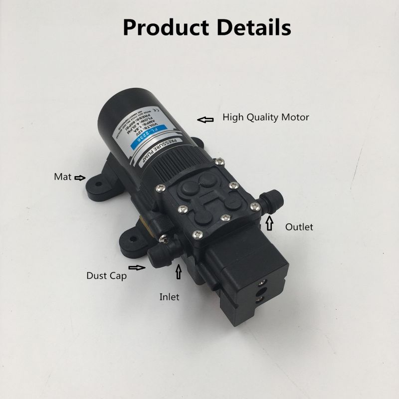 Battery Mini Diaphragm Water Sprayer Pump with Widely Used