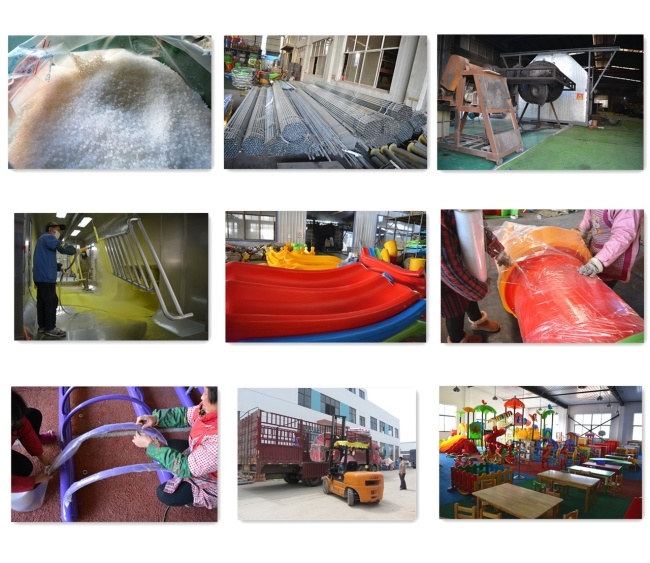 Outdoor Playground Plastic Equipment Slide for Children and Kids (JYG-15014)