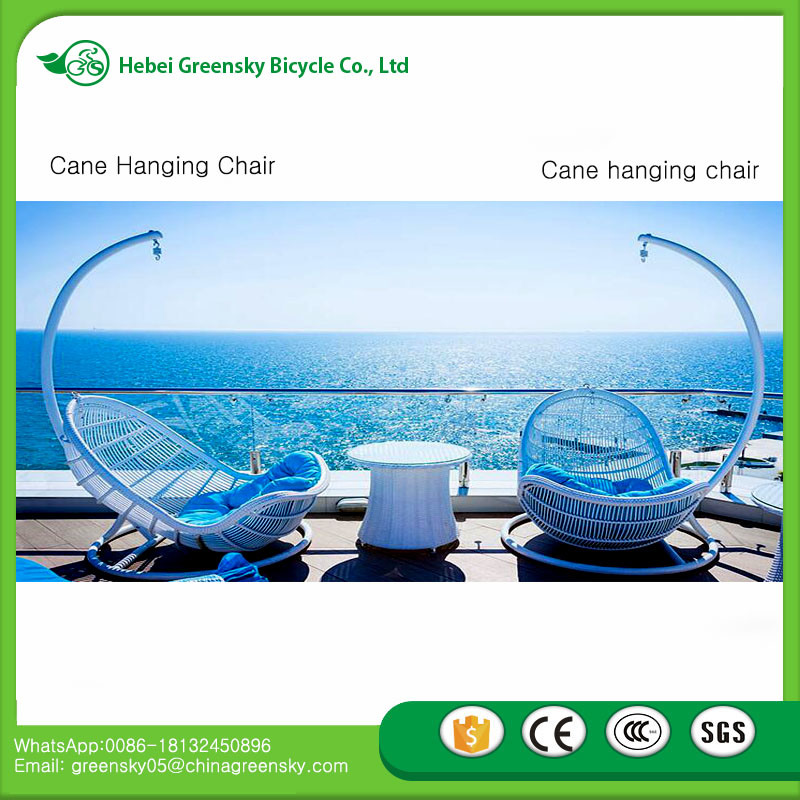 2017 Indoor Bamboo Swing Chair Cane Swing Hammock Hanging Pod Chair