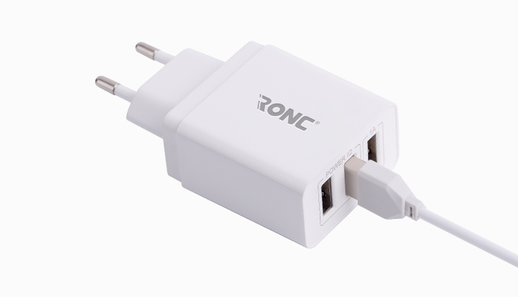 Fast Charge Qi 3 Ports Home Charger USB Wall Charger for Samsung All Mobile Phone