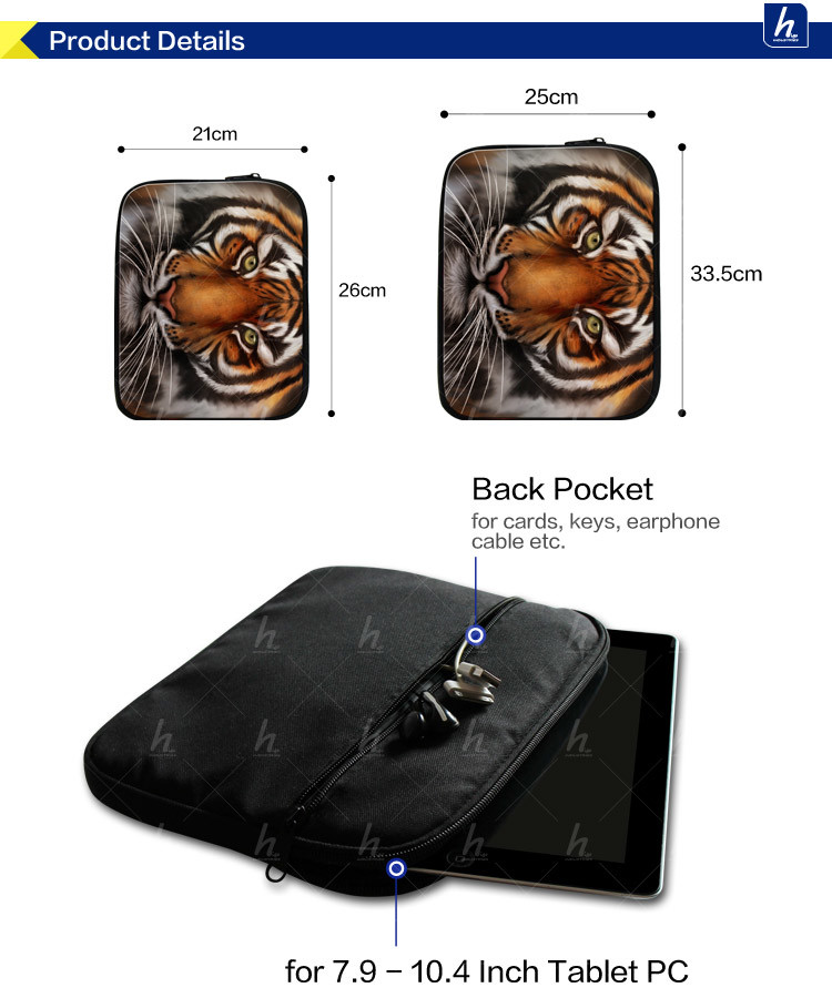 Pocket for Notebook Laptop Computer Bag Shockproof Sleeve Cover