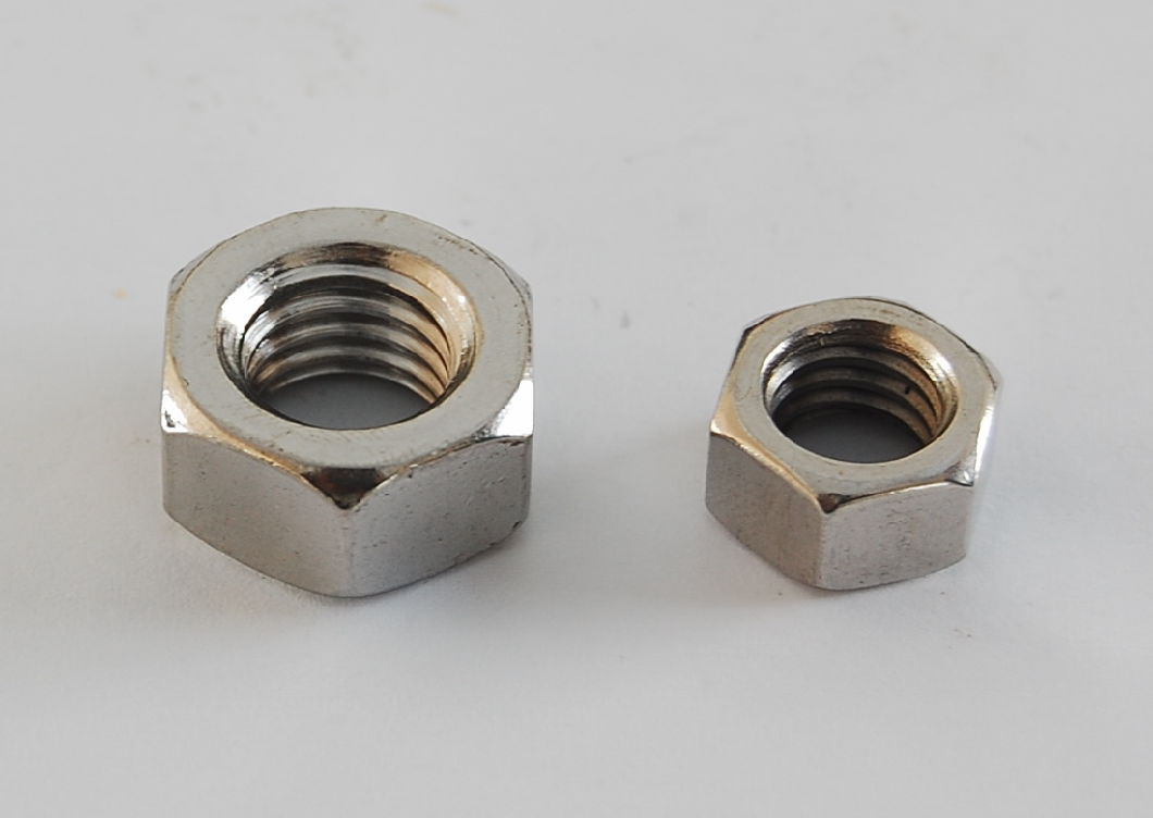 Stainless Steel Hex Head Nuts DIN934, DIN557, DIN982 DIN985 DIN439 DIN1587 DIN6923, Heavy Nuts