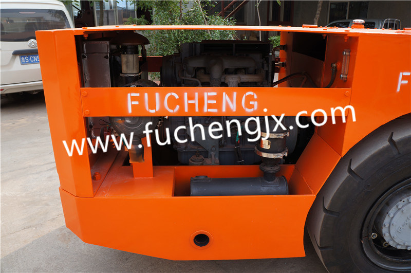 China diesel dumper / underground dump truck / mining tractor with 15 Ton capacity