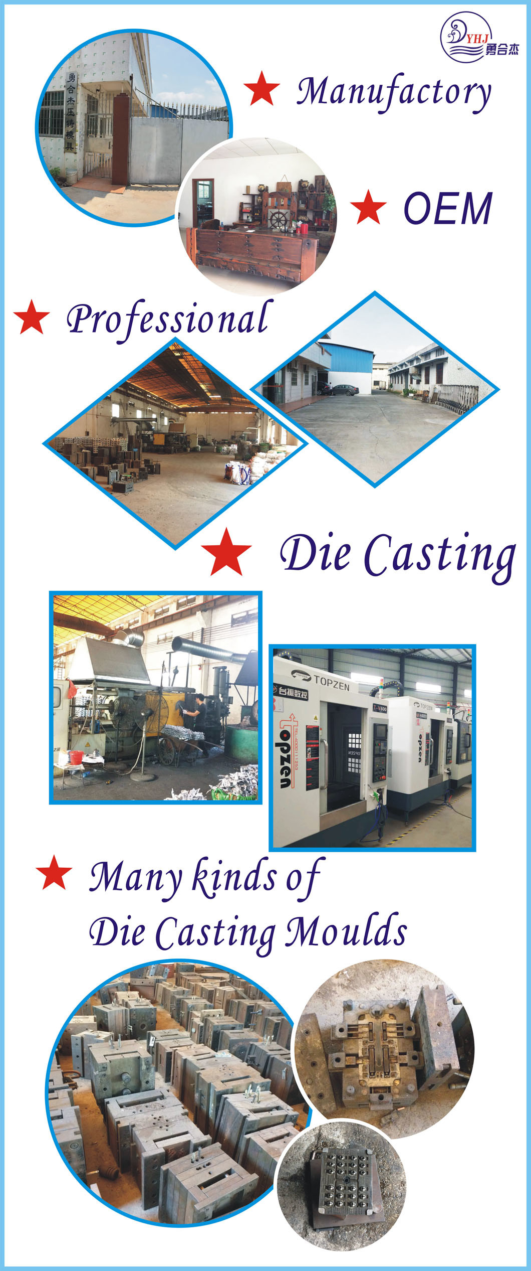 Professional OEM Aluminum and Zinc-Alloy Die Casting Parts with Big Size and Small Size in China