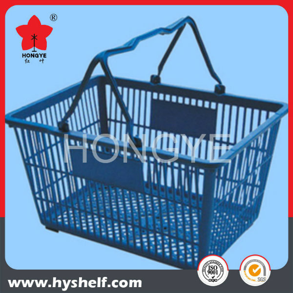 Grocery Retail Supermarket Plastic Shopping Basket