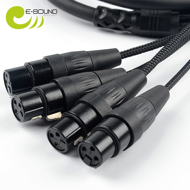 Audio Cable Speaker Microphone Cable Female Speakon to XLR OFC