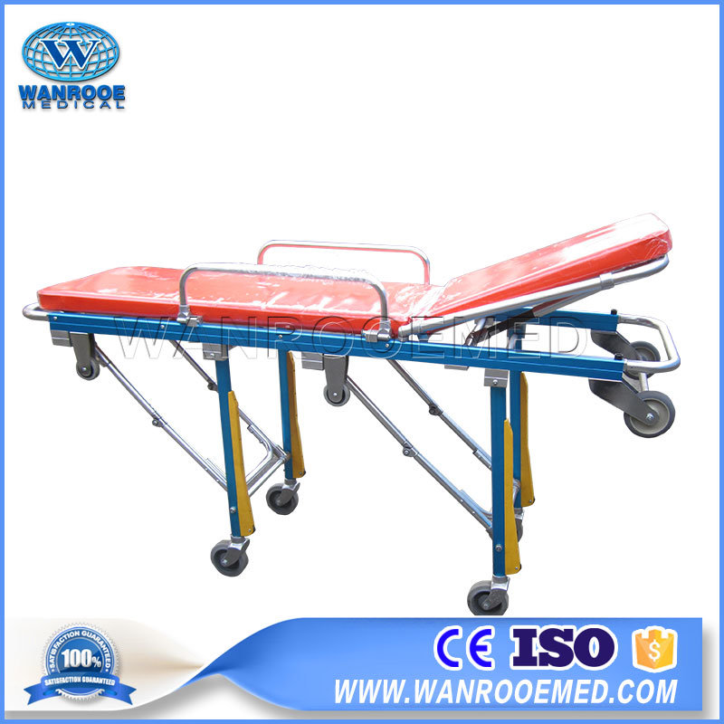 Ea-3A2 Aluminum Alloy Adjustable Ambulance Rescue Emergency Stretcher