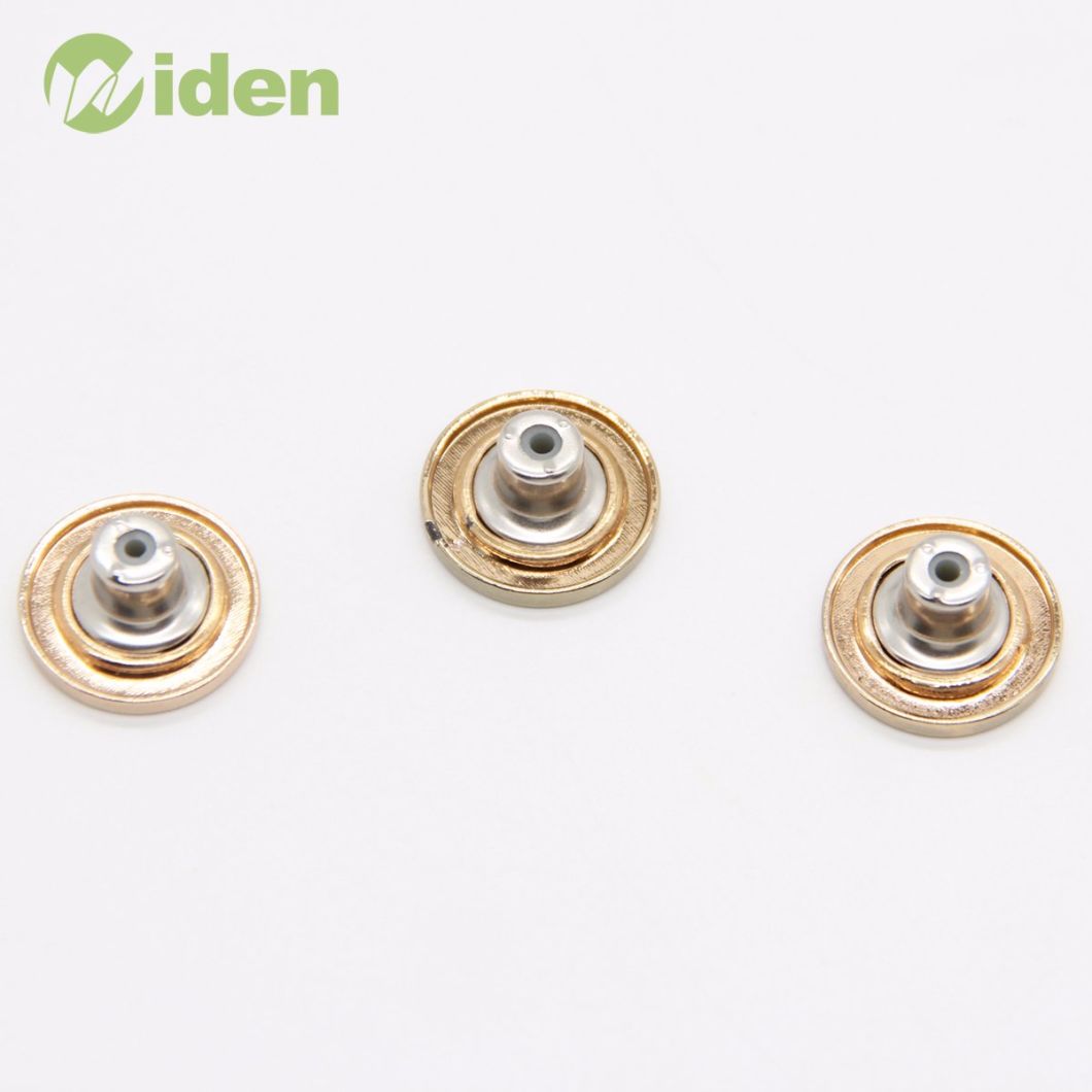 Customized Gold Jeans Button Zinc Alloy Metal Button for Denim Clothing Button