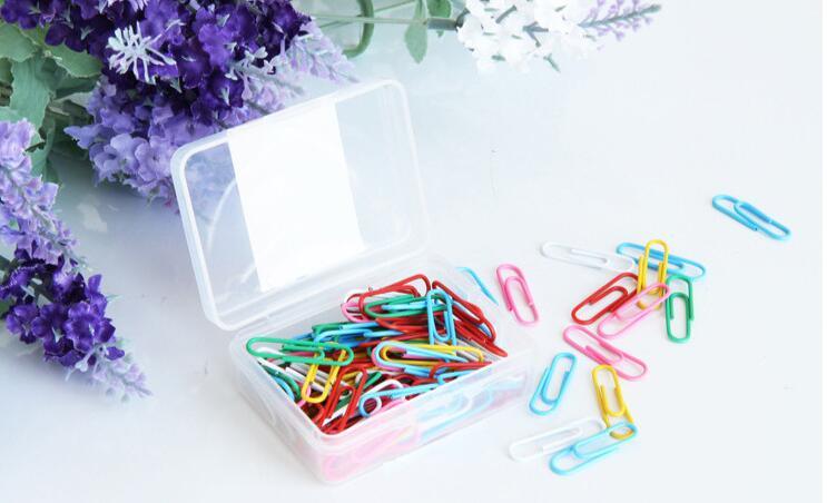 Custom Color Plastic Paper Clip for Office and School Supplies