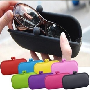 Silicone Pouch for Glasses Cellphone Cosmetics Keys