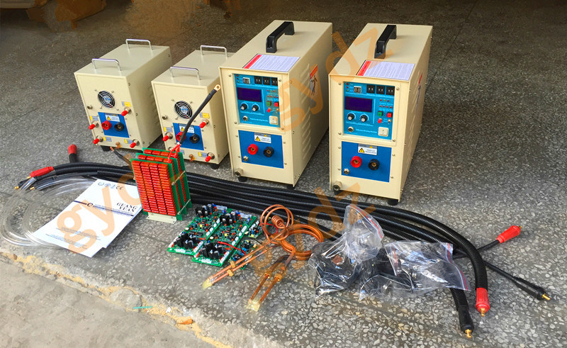 High Frequency Induction Heating Machine for Brazing Short-Circuit Rings