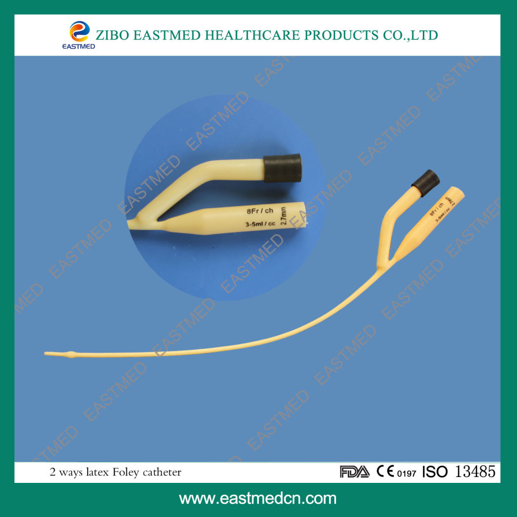 Two Ways Latex Foley Catheter