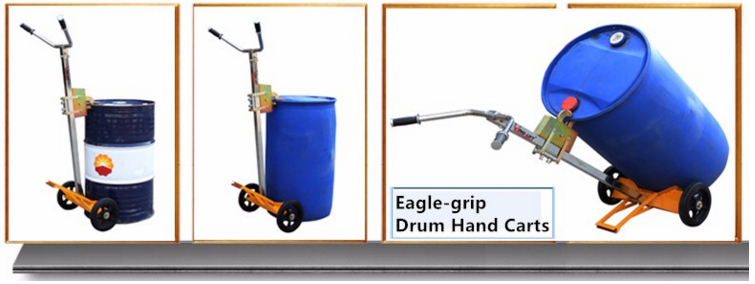 Four Wheels Hand Trolley for Steel Drums De450b