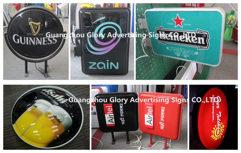 Custom Shape Irregular Shape LED Light Box for Advertising Sign