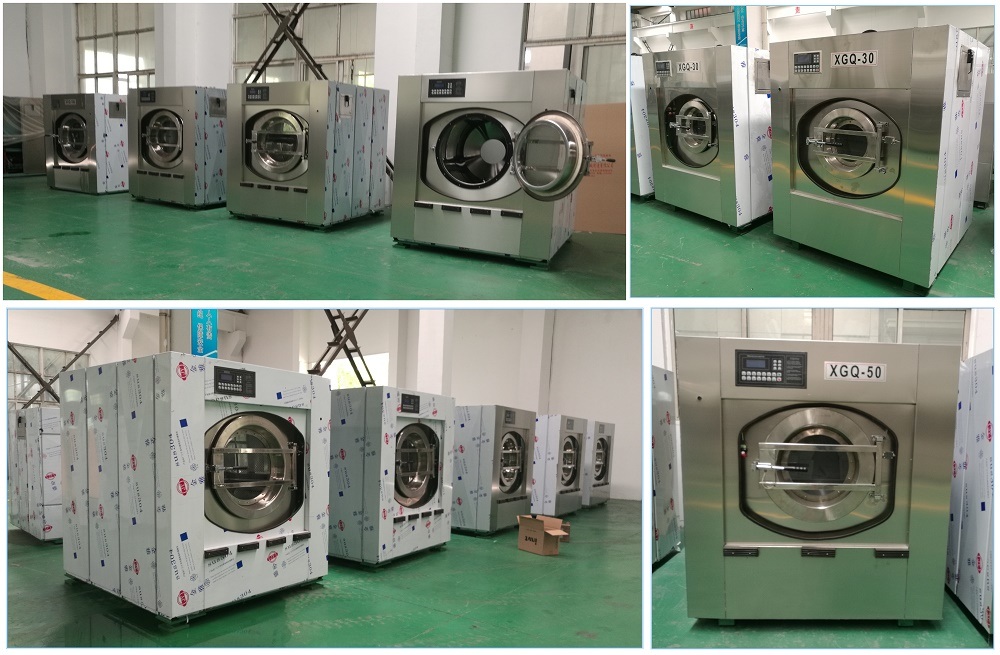Industrial Heavy Duty Commercial Laundry Washer Extractor Equipment 30kgs 50kgs 100kgs for Hotel Laundry Shop and Hospital