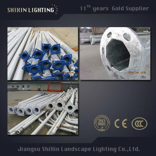 6m 3mmthickness Lamp Post with Customized Design