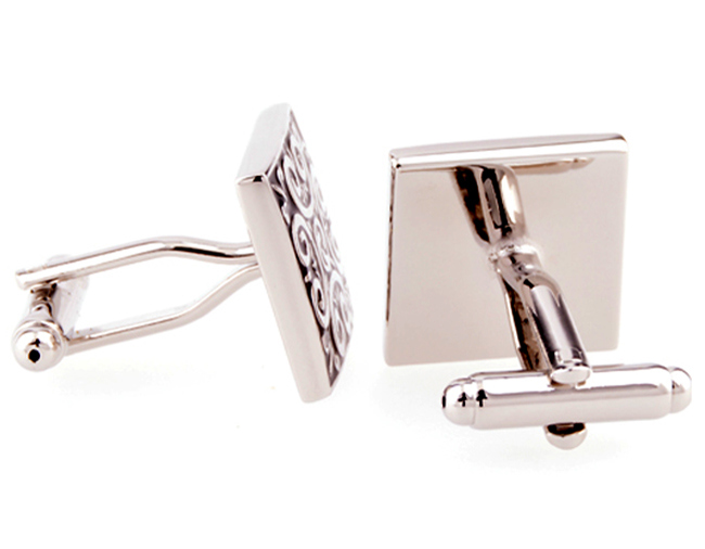 Make Custom Fashionable Style Metal Square Cufflinks