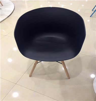 Home Furniture Modern Dining Room Black Plastic Chair