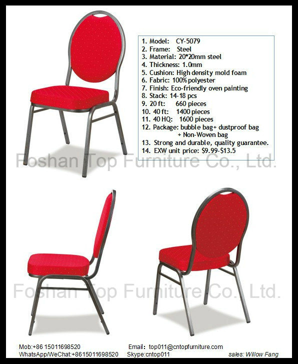 Cheap Iron Stacking Banquet Chairs/Dining Chairs/Restaurant Chairs