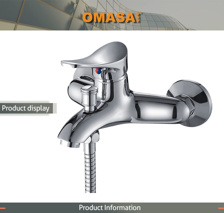 Single Handle Chrome Finished Bath Shower Faucet Mixer