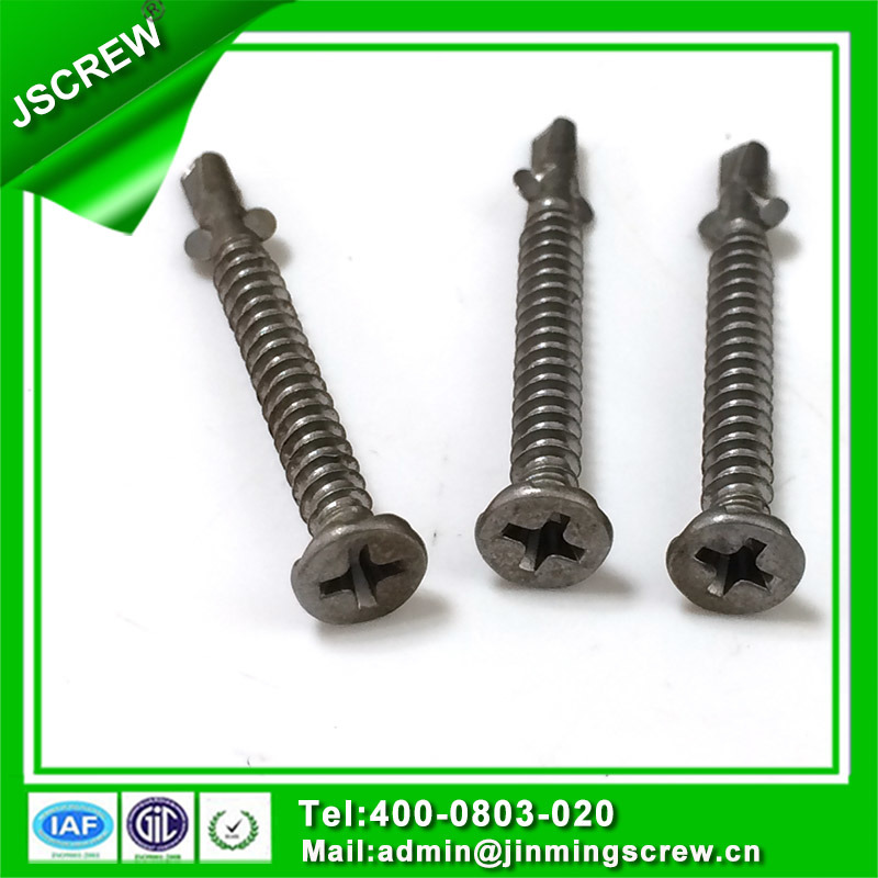 Nickel Plated Philips Recess Self Tapping Thread Stainless Steel Self Drilling Screw