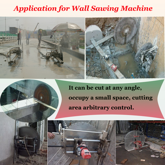 800mm Semi-Automatic Depth Quality Concrete Wall Cutting Saw Machine