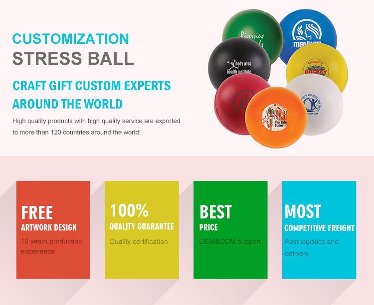 China Manufacturer Bulk Custom PU Foam Sport Small Basketball Baseball Rugby Tennis Volleyball Squeeze Stress Ball for Promotion