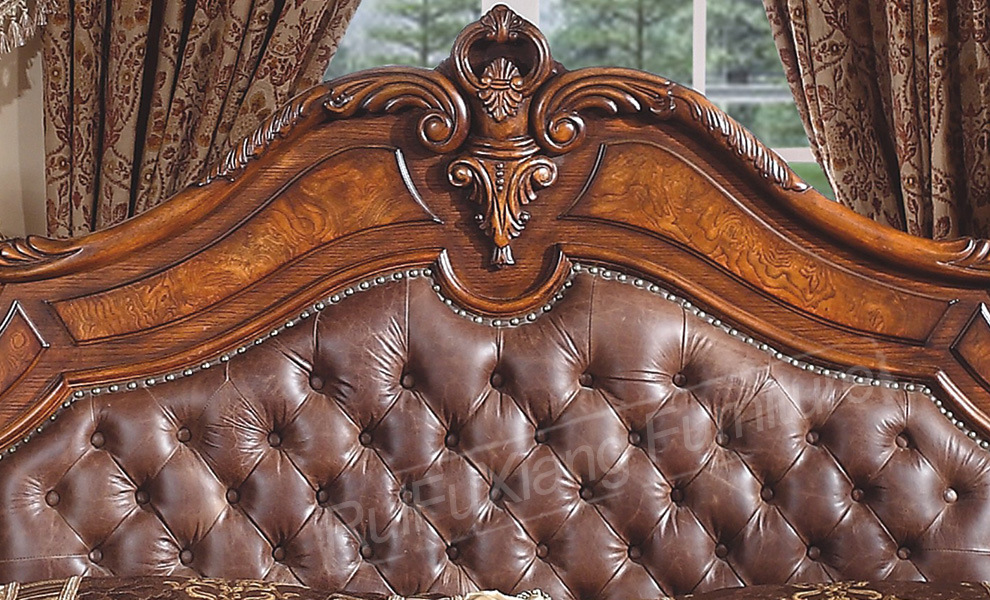 Leather Bed for Bedroom (B318)