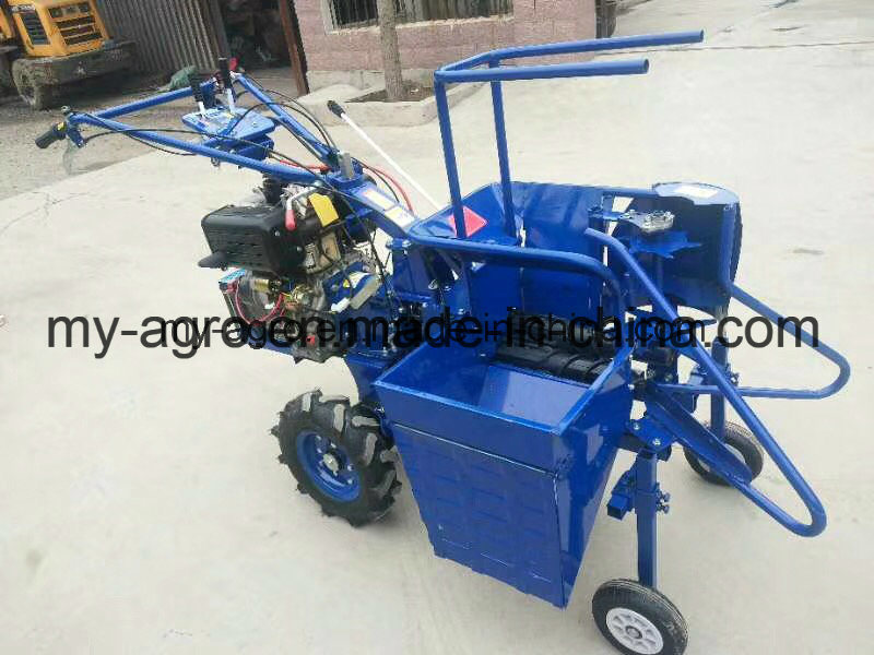 Walking Tractor Mounted Mini Corn Harvesting Maize Harvester