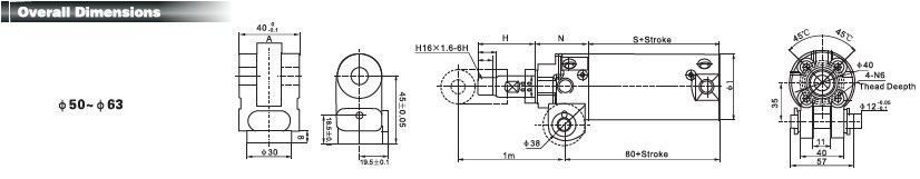 Xck Series Welding Clamp Cylinder