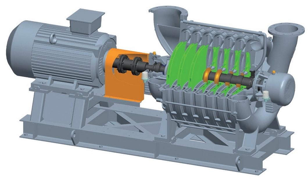 C Series Multistage Centrifugal Blower for Sewage Treatment with Ce Certificate