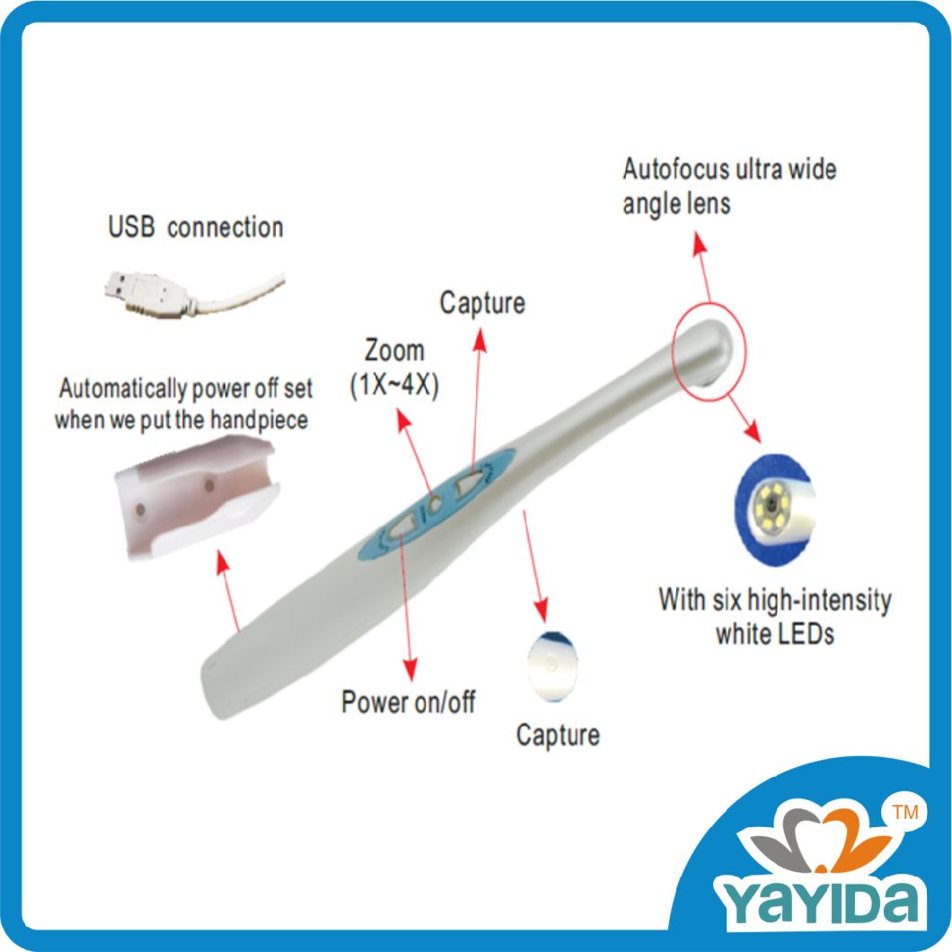 2.0 Mega Pixels CMOS USB Dental Camera Dentla Intraoral Camera