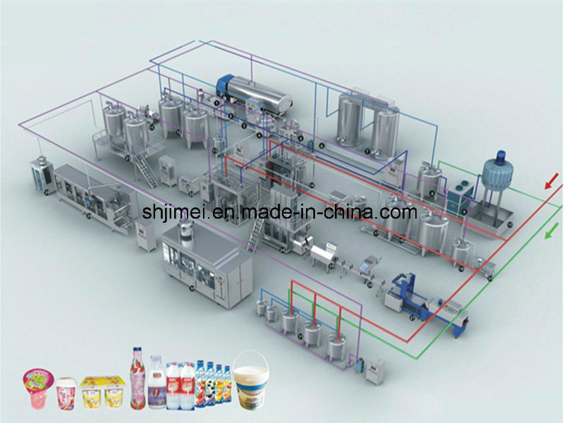 High Quality Aseptic Dairy Milk Production Line/Condensed Milk Processing Plant/Soymilk Production Line Equipments Price