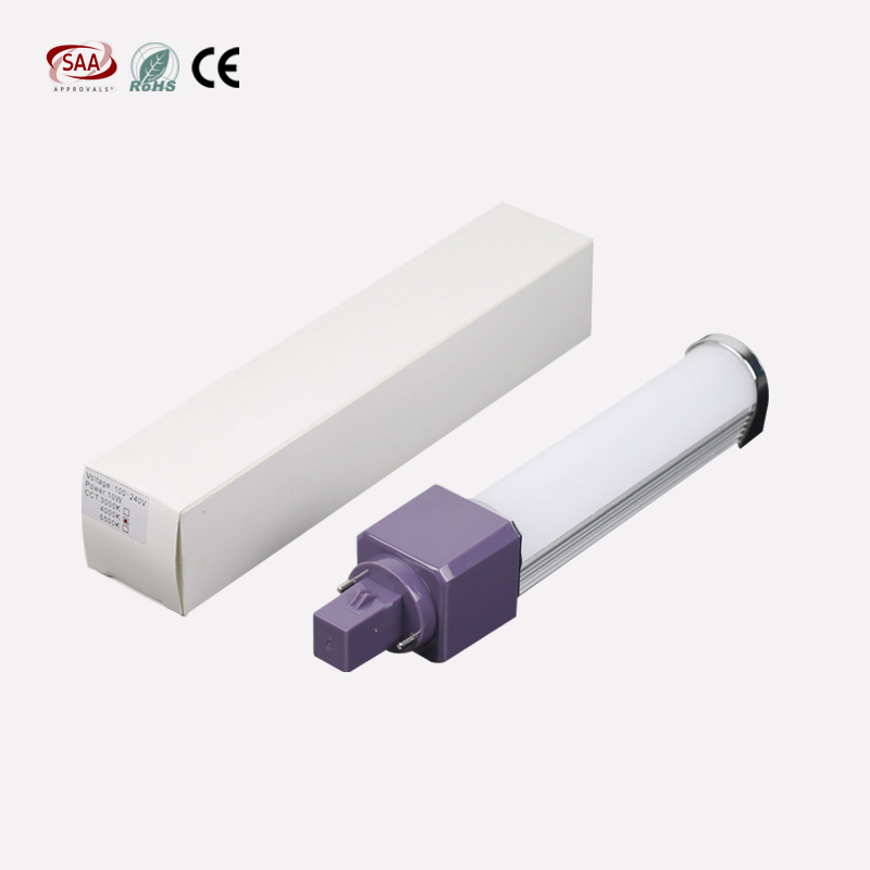 Factory Price Hot Selling Violet LED Plug Lights 8W 4000K G23 G24 E27 Connector SMD5630 Bulb